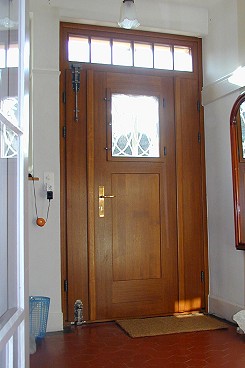 Die Haustr von Innen.