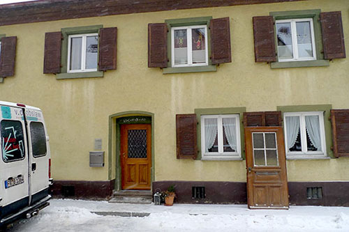 Nachbau einer historischen Haust�r